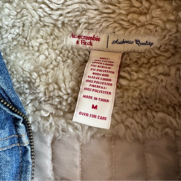 Vintage 90s Abercrombie & Fitch Jean Jacket - Picture 5 of 5